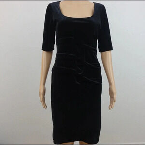 LONDON TIMES velvet dress